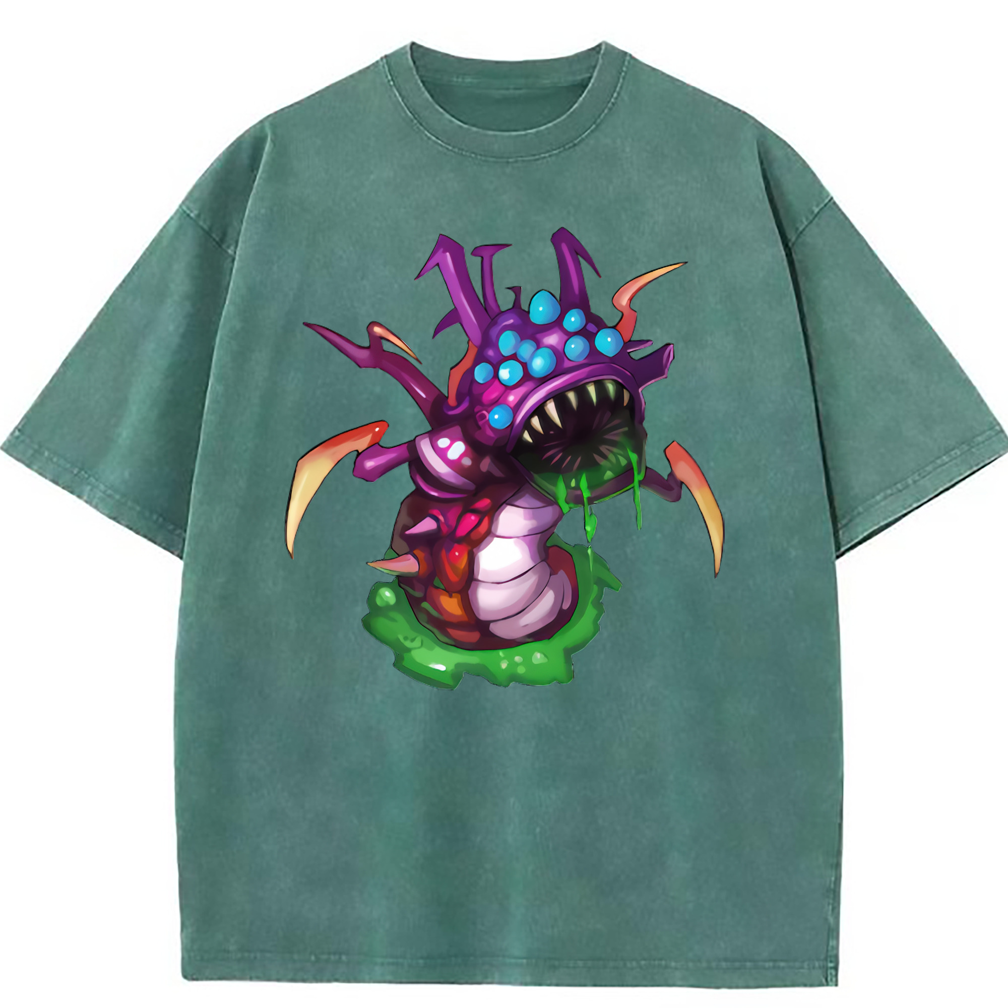 （画像用） リーグ・オブ・レジェンド League of Legends LOL 綿100% ヴィンテージ風 半袖Tシャツ（フロントプリント）